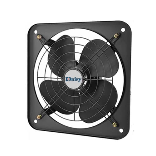 Quạt thông gió vuông Daisy DYV cánh đen