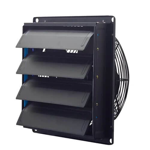 Quạt thông gió vuông FBDV có lưới có chớp