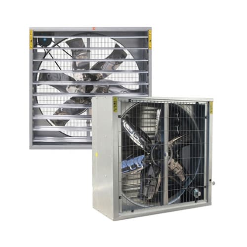 Quạt thông gió vuông LF có cửa chớp